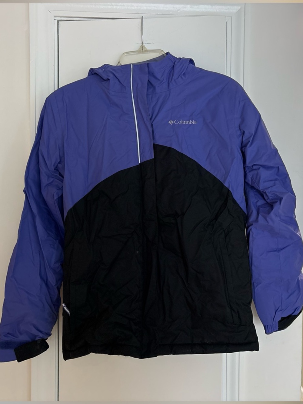 Columbia Purple and Black Hooded Coat - Kids